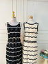 Spring Crochet Tank Tops With Skirts Sets